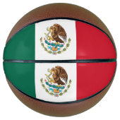 フルサイズバスケットボールとメキシコ国旗 バスケットボール (正面)