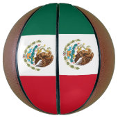 フルサイズバスケットボールとメキシコ国旗 バスケットボール (縦)