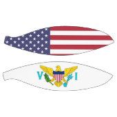 フルサイズバスケットボールとヴァージン諸島国旗 バスケットボール (パネル)