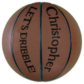 フルサイズバスケットボールをドリブルしよう バスケットボール (縦)