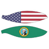 フルサイズバスケットボールワシントン州旗州 バスケットボール (パネル)