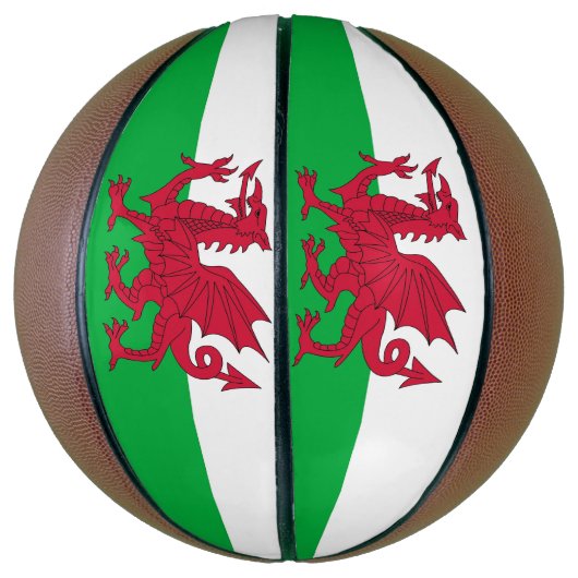 フルサイズバスケットボール（ウェールズ州旗あり），イギリス バスケットボール (縦)