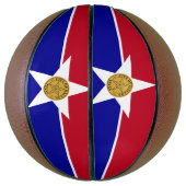 フルサイズバスケットボール（ダラス州旗） バスケットボール (縦)