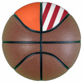 フルサイズバスケットボール（ニューヨーク州旗を掲げ） バスケットボール (右)