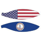 フルサイズバスケットボール(バージニア州旗) バスケットボール (パネル)