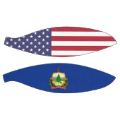 フルサイズバスケットボール（バーモント州旗） バスケットボール (パネル)