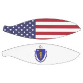 フルサイズバスケットボール（マサチューセッツ州旗） バスケットボール (パネル)