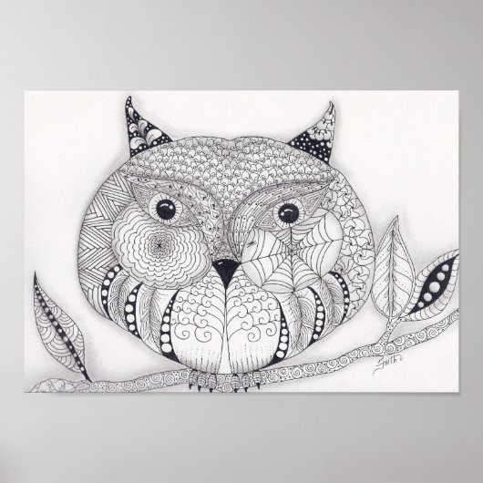 フルサイズワイズオールドフクロウ ポスター (正面)