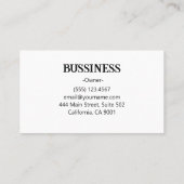 フルサービス気に芝生ランドスキャッパー名刺 名刺 (裏面)