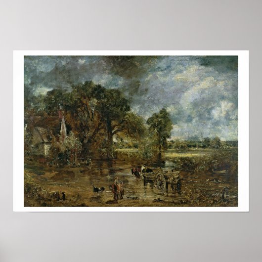 フルスケール勉強「The Hay Wain」、c.1821 ポスター (正面)