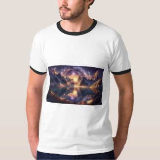 フルスタイリッシュスリーブプリントの男性のTシャツ – カジュアル Tシャツ