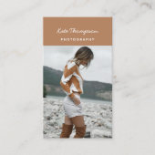 フルスタイリッシュフォトシンプルフォトフォトグラファー 名刺 (正面)