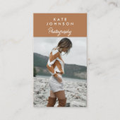 フルスタイリッシュフォトシンプルフォトフォトグラファー 名刺 (正面)