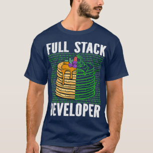 フルスタック開発者プログラマソフトウェアコーディング Tシャツ