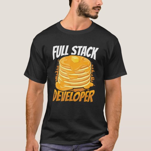 フルスタック開発者 コンピュータサイエンス プログラマ C Tシャツ (正面)