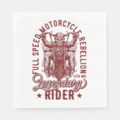フルスピードオートバイの反乱 スタンダードランチョンナプキン (正面)