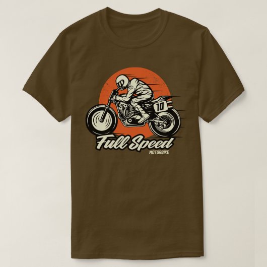 フルスピードバイク Tシャツ (デザイン正面)