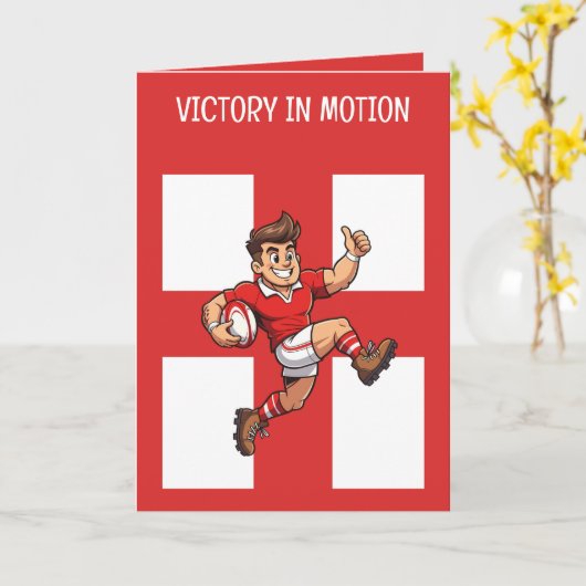フルスプリントビクトリー　チアフルラグビーヒーロー カード (黄色い花)