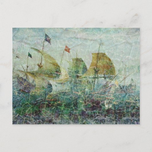 フルセイルの下 ポストカード (正面)