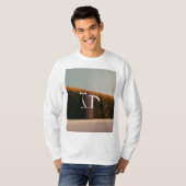 フルセルフデザインの色ユニーク Tシャツ (正面フル)