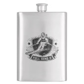 フルセンド大学スキー フラスク (正面)