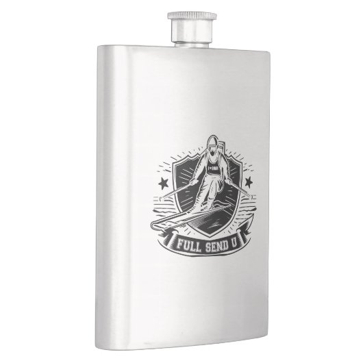 フルセンド大学スキー フラスク (右)