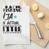 フルタイムのタスク処理しか行わないドラマ数々の先生 キッチンタオル (四つ折り)