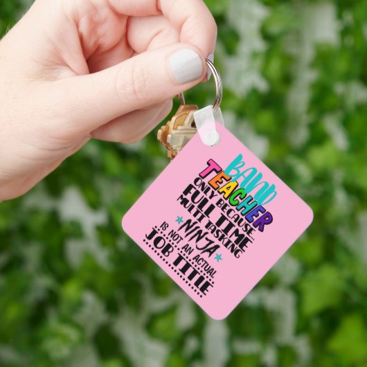 フルタイムのタスク処理によるバンド数々の先生のみ キーホルダー (手)