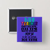 フルタイムのタスク処理によるバンド数々の先生のみ 缶バッジ (正面&裏面)