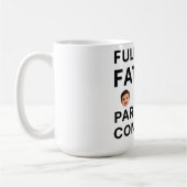 フルタイムのパパ パートタイムの面白い芸人 コーヒーマグカップ (左)