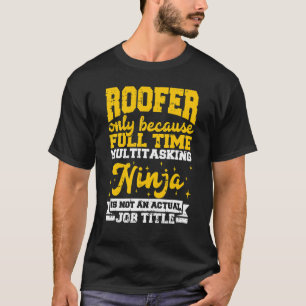 フルタイムのマルチによる屋上デザイナーのみ Tシャツ