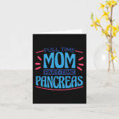 フルタイムママパートタイム膵臓 カード (黄色い花)