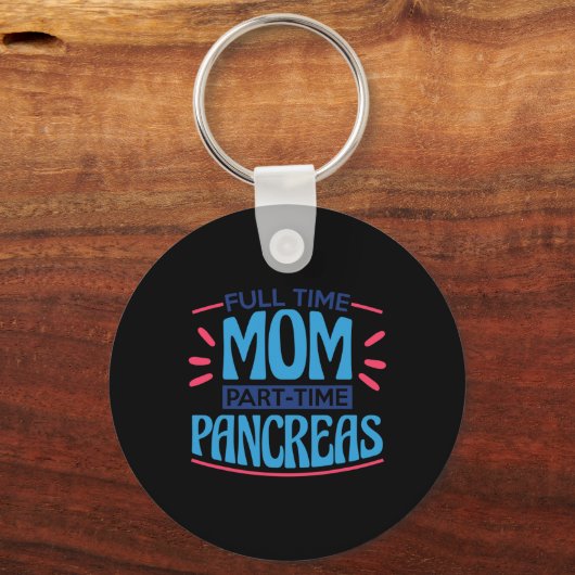 フルタイムママパートタイム膵臓 キーホルダー (正面)