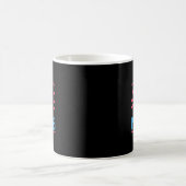 フルタイムママパートタイム膵臓 コーヒーマグカップ (中央)