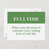 フルタイム・ジョブの実行(2) ポストカード (正面/裏面)