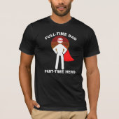 フルタイム・ダッド フルタイム・ヒーロー マスク付き Tシャツ (正面)