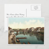 フルダ・ブリッジ、カッセル(Kassel)、ヘッセ – ナッソー、 ポストカード (正面/裏面)