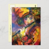 フルティストポートレート/ヴェネチアンマスカレード ポストカード (正面/裏面)