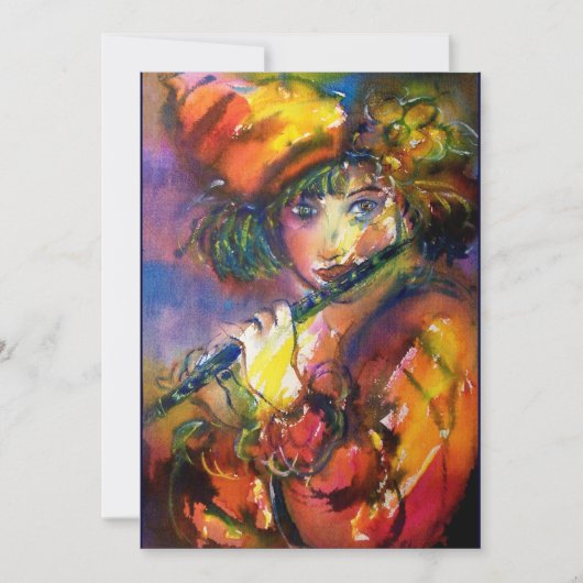 フルティストポートレート/ヴェネチアンマスカレード 案内状 (正面)