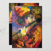 フルティストポートレート/ヴェネチアンマスカレード 案内状 (正面/裏面)