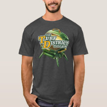 フルテールゲートロゴのダークカラーTシャツ