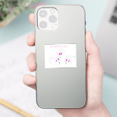 フルディウサギのステッカー シール (スマートフォン)