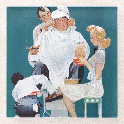 フルトリートメント ガラスコースター (正面)