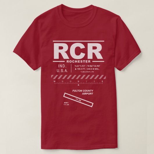 フルトンカウンティエアポートRCR Tシャツ (デザイン正面)
