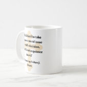 フルトンシェンモラル引用文 コーヒーマグカップ (正面左)