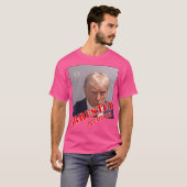 フルトン郡の逮捕日とトランプMugshot Tシャツ (正面フル)