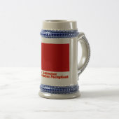 フルネームのソビエト連邦の旗 ビールジョッキ (正面右)