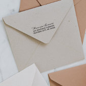 フルネームファンシー差出人住所自己インク入力スタンプ セルフインキングスタンプ