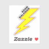 フルネームモダン(稲妻ボルト)防水 シール (シート)