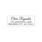 フルネーム差出人住所 セルフインキングスタンプ (デザイン)